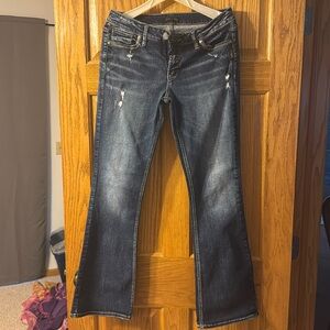 Silver Bootcut Jeans
31W/33L
